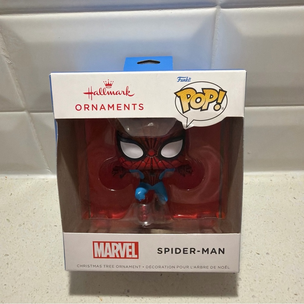 Hallmark Funko Pop! SPIDER-MAN Christmas Tree Ornament New In Box